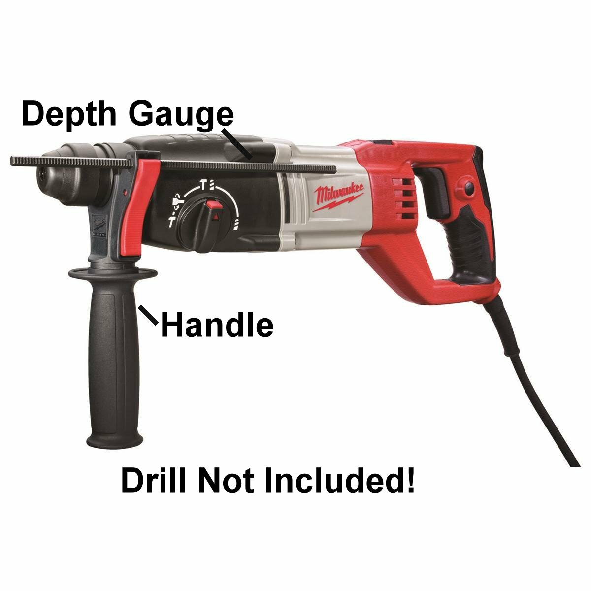 Milwaukee 5262-81 M18 SDS Rotary HAMMER DRILL Replacement Depth Gauge Rod Handle