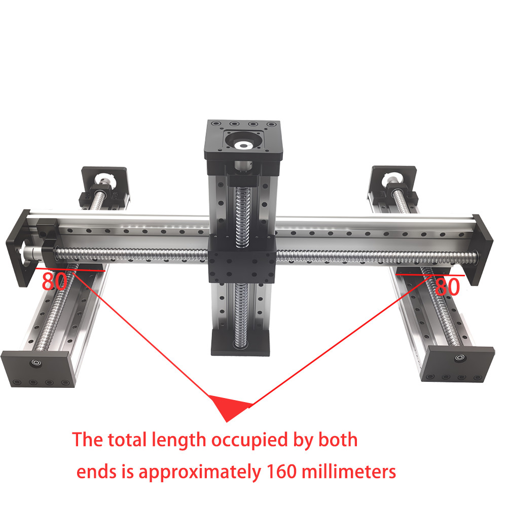 XYZ Ball Screw Slider Linear Modules Motion Table With Motor Kits for cnc router