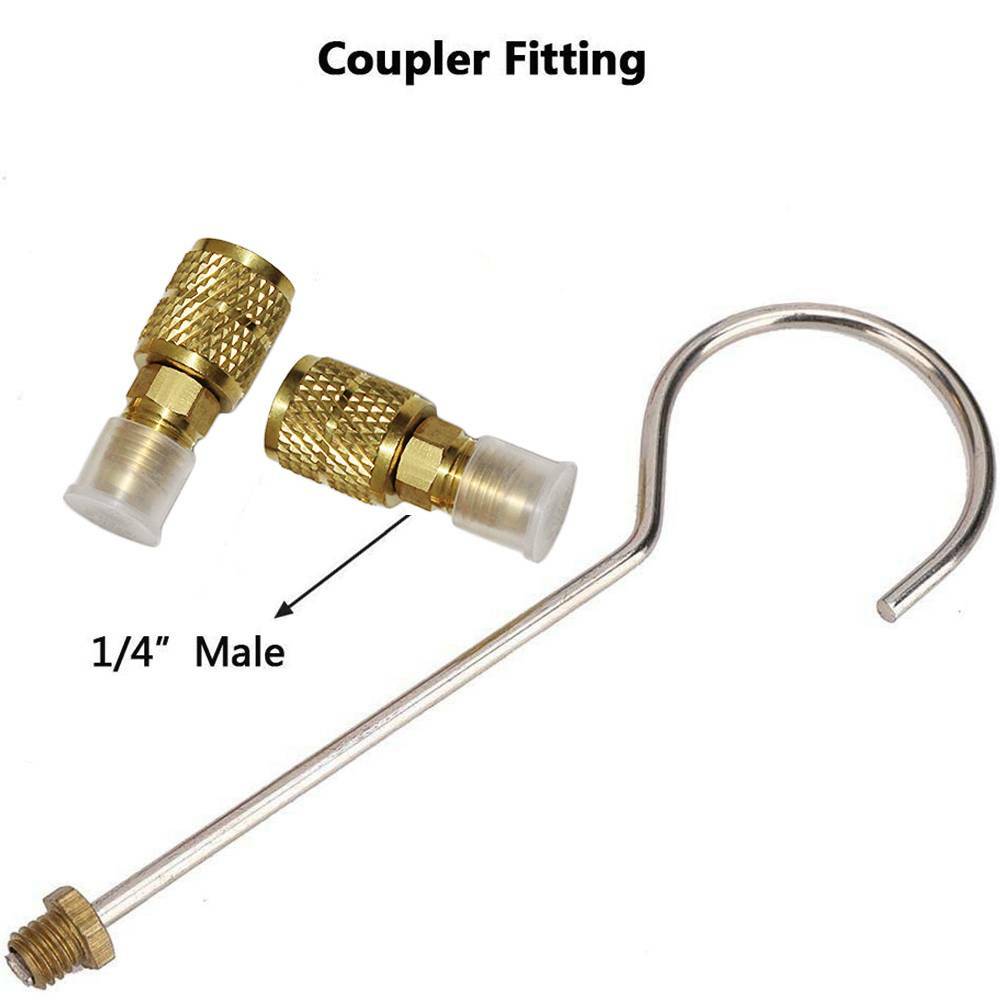 R410A R22 Manifold Gauge Set AC A/C 5FT Color Hose Air Conditioner HVAC 59» New