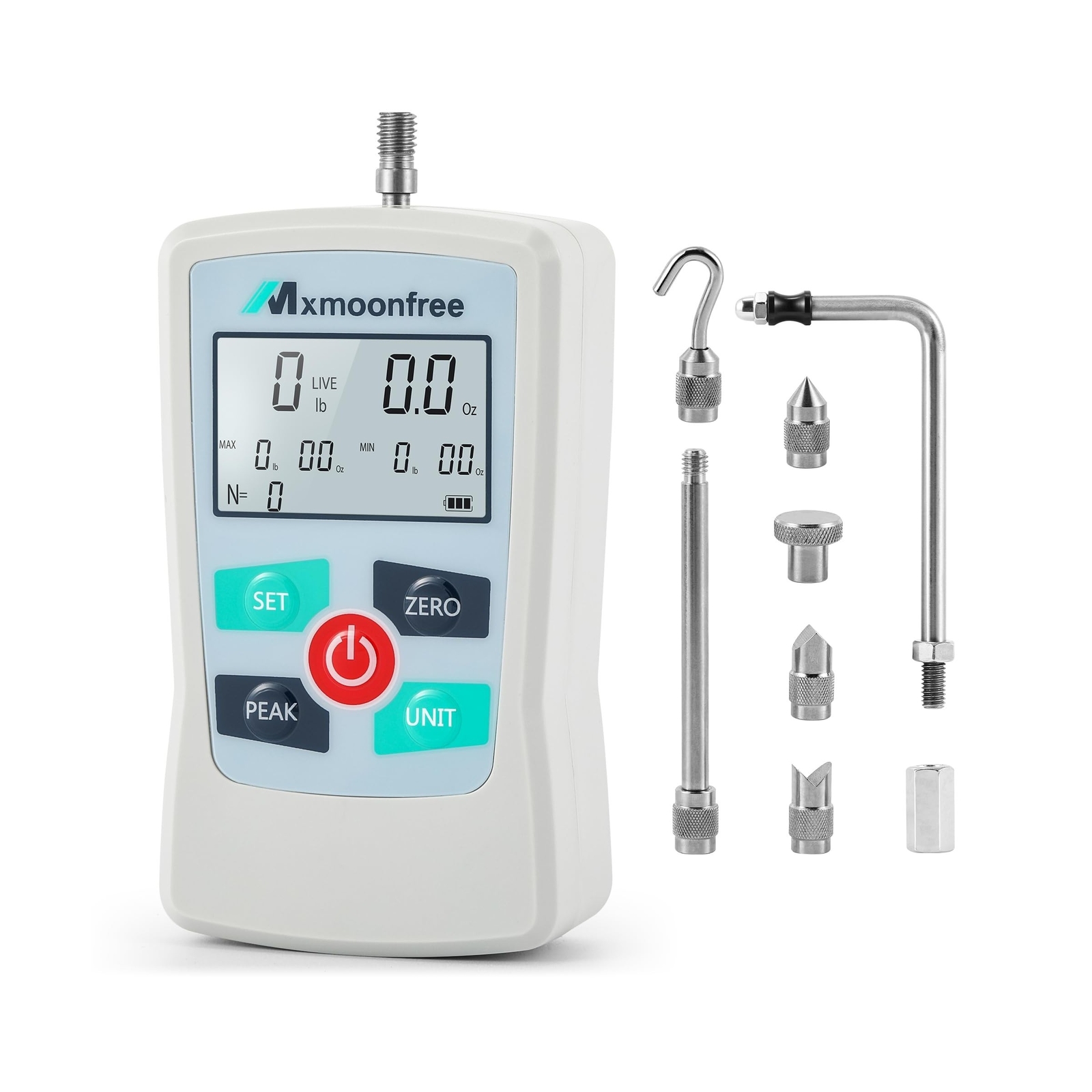 12LB Trigger Pull Gauge Digital Force Gauge Push Pull Meter Scale with Units …