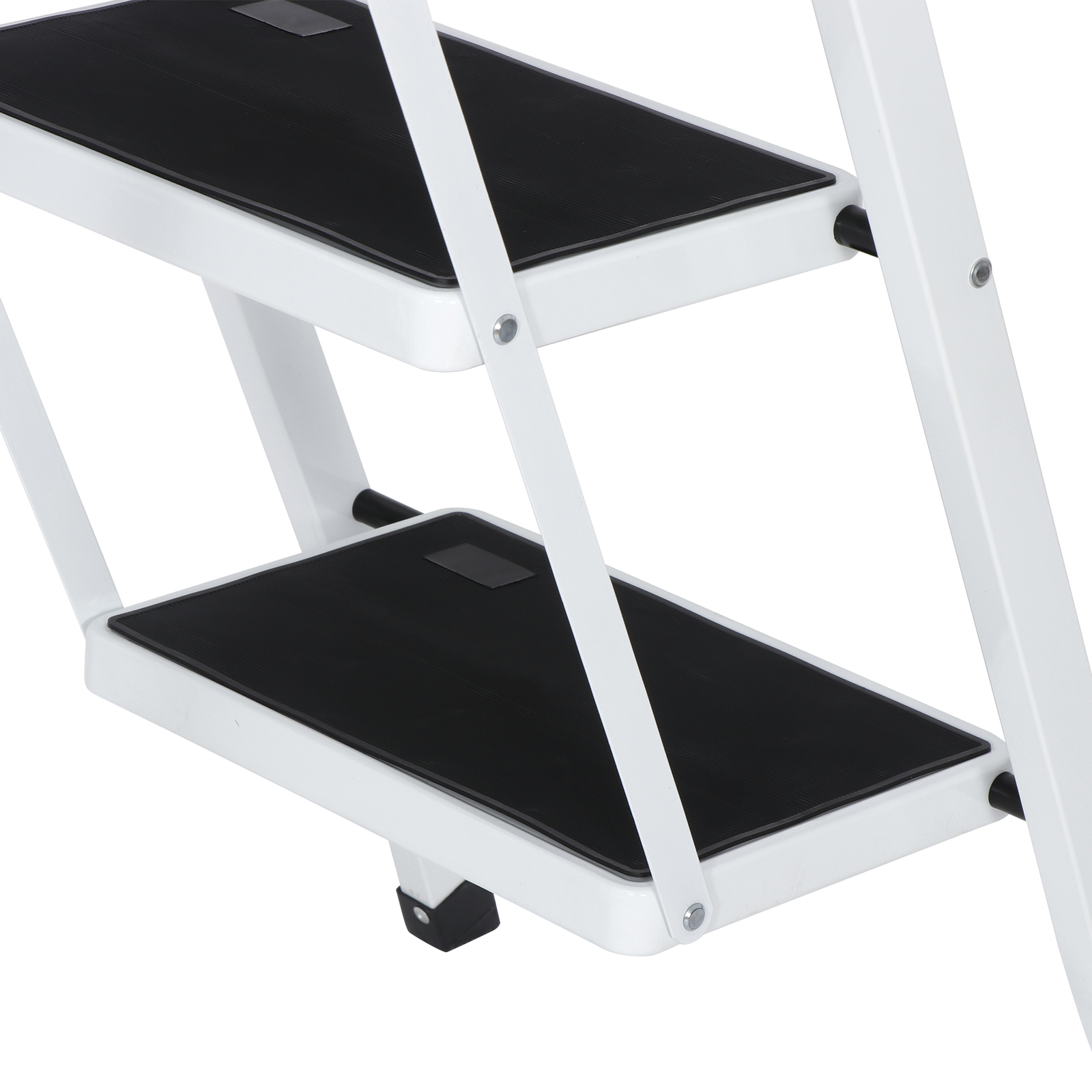 4 Step Ladder Lightweight Folding Step Stool Convenient Handgrip Sturdy Wide