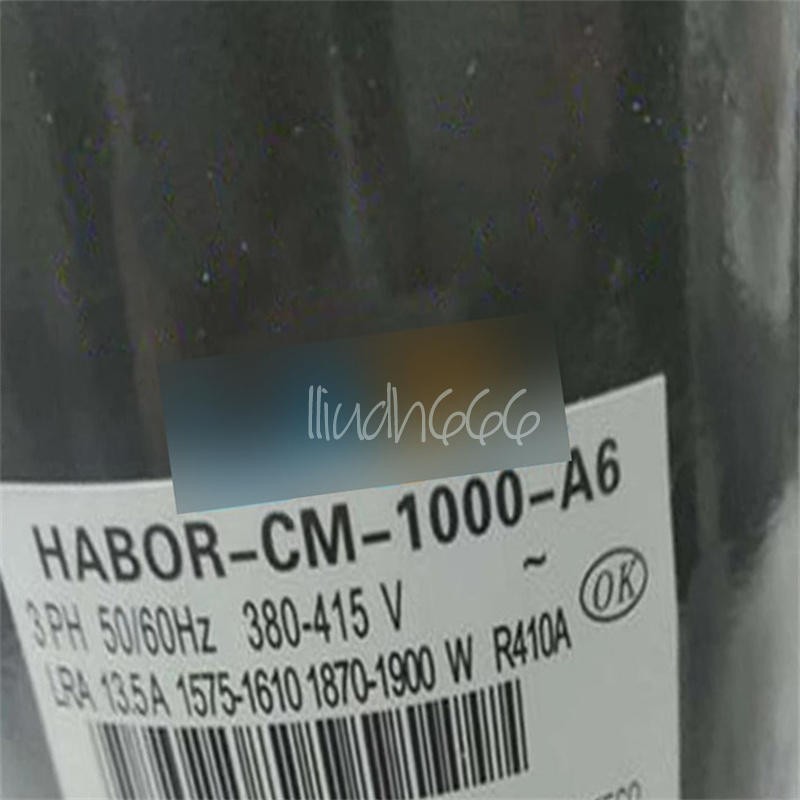1PCS HABOR-CM-1000-A6 Refrigeration compressor 3PH 50/60Hz 380-415 V NEW