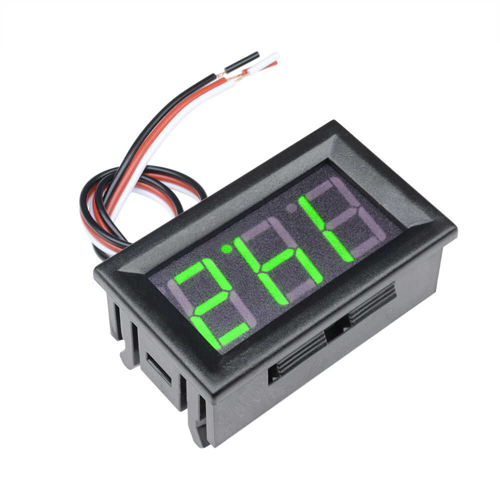 0.28/0.56In 2Wire 3Wire LED Digital Voltmeter Panel Accurate Meter Display NEW