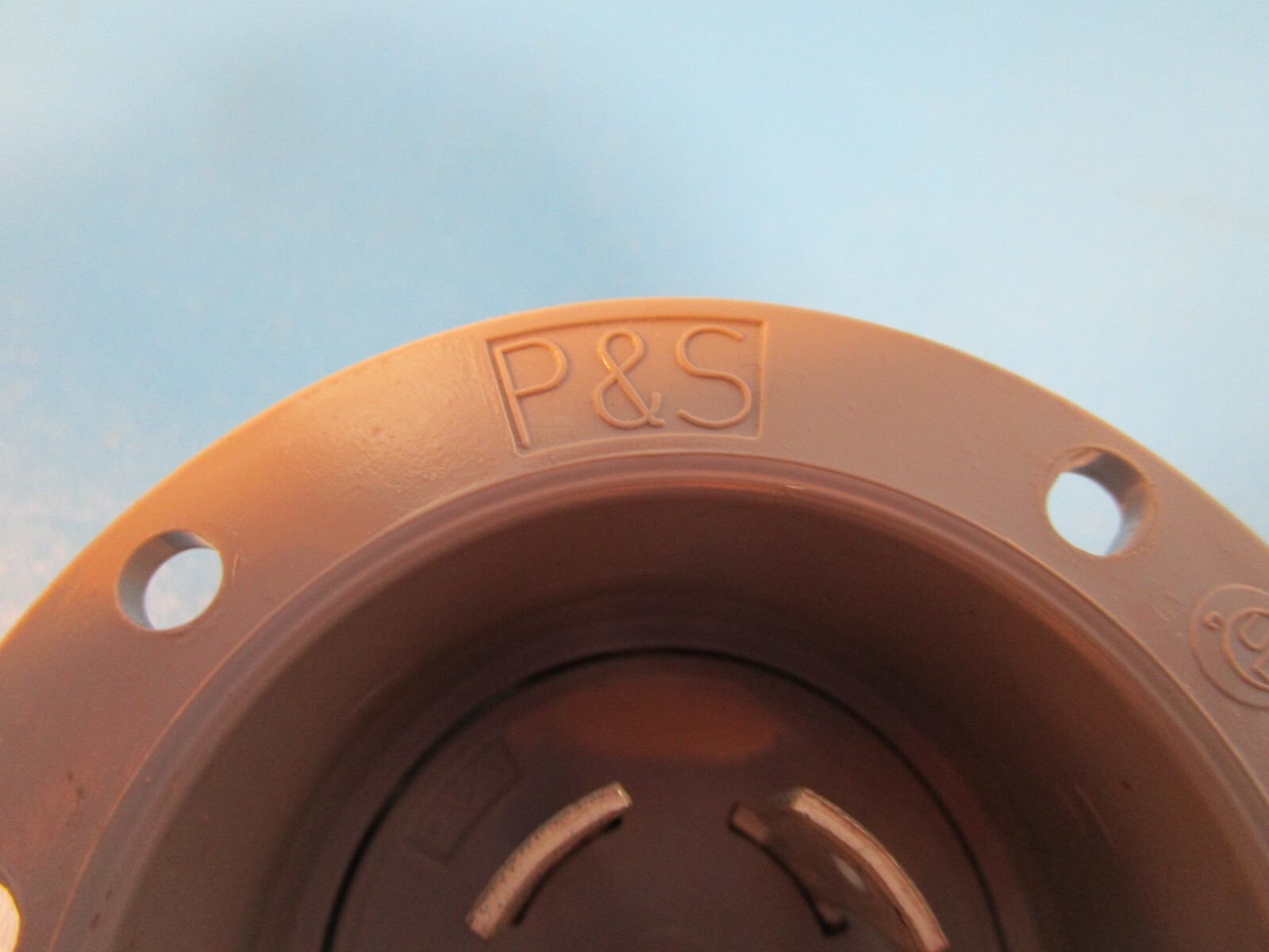 LOT OF 2 P &S NEMA L16-30, PLUG, 30A-480V-30, FLANGED INLET MALE PLUG