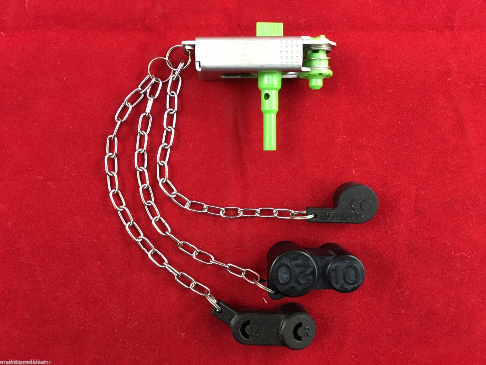 Olympus MH-944 CHANNEL PLUG w/ 3 adapters f/ 190/180/160/140/130/100/OES, NEW