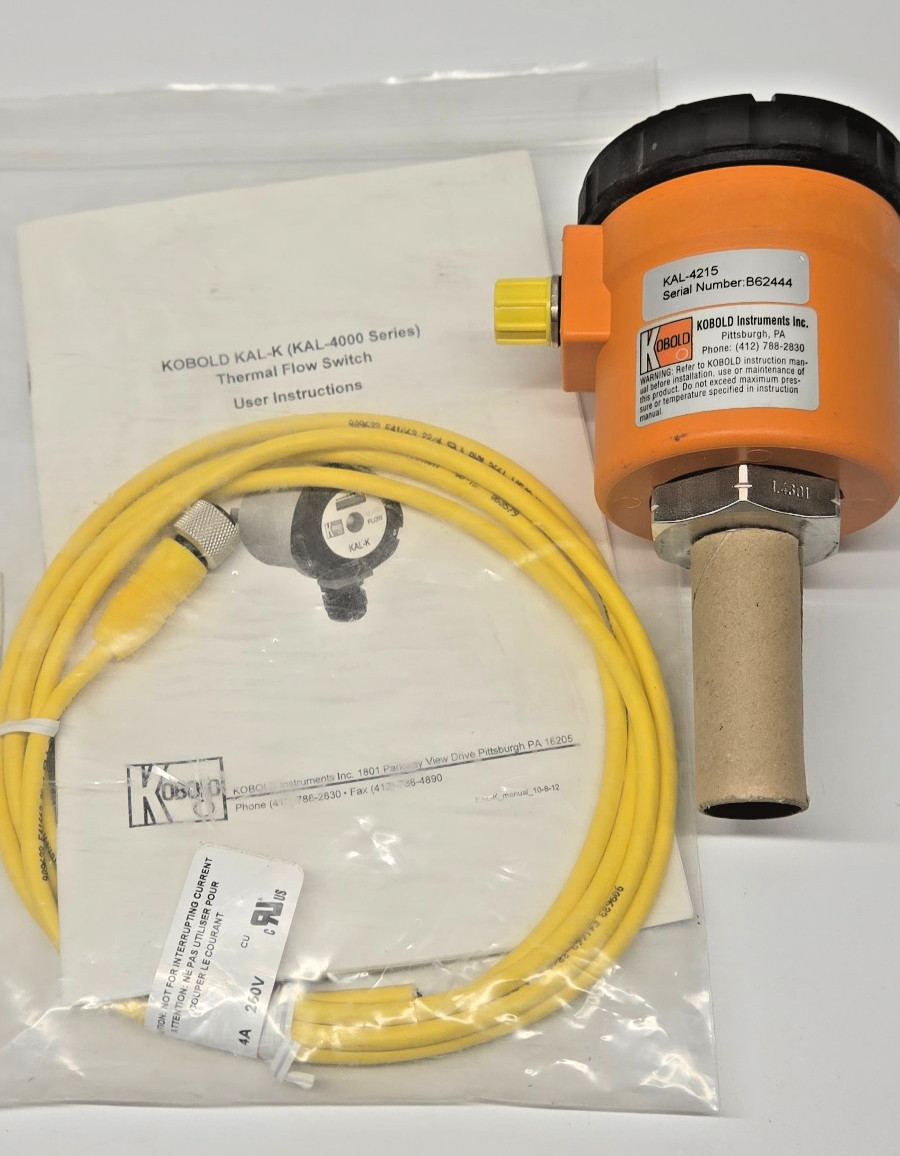 NEW KOBOLD KAL-4215 THERMAL FLOW SWITCH KAL-K KAL4215 *WITH CABLE