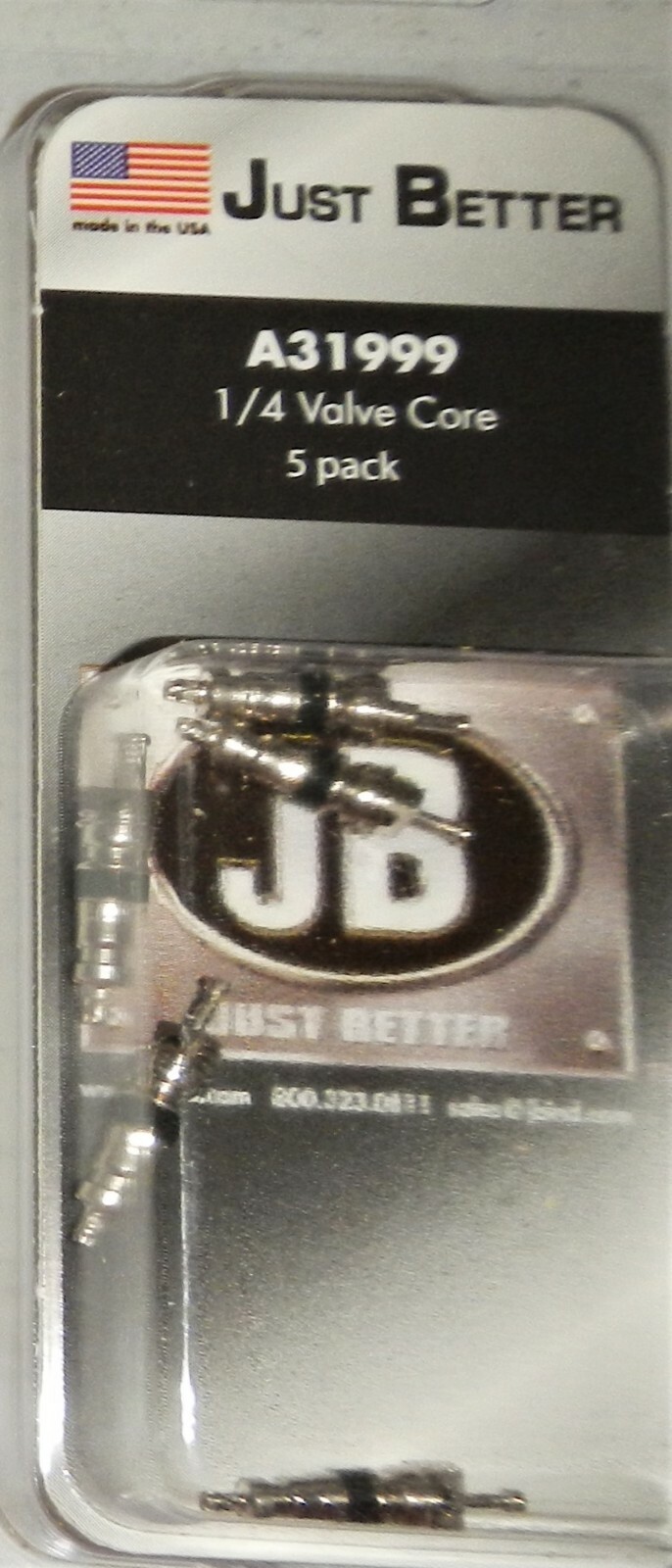 JB Industries A31999 Just Better 1/4″ Valve Core QTY 25