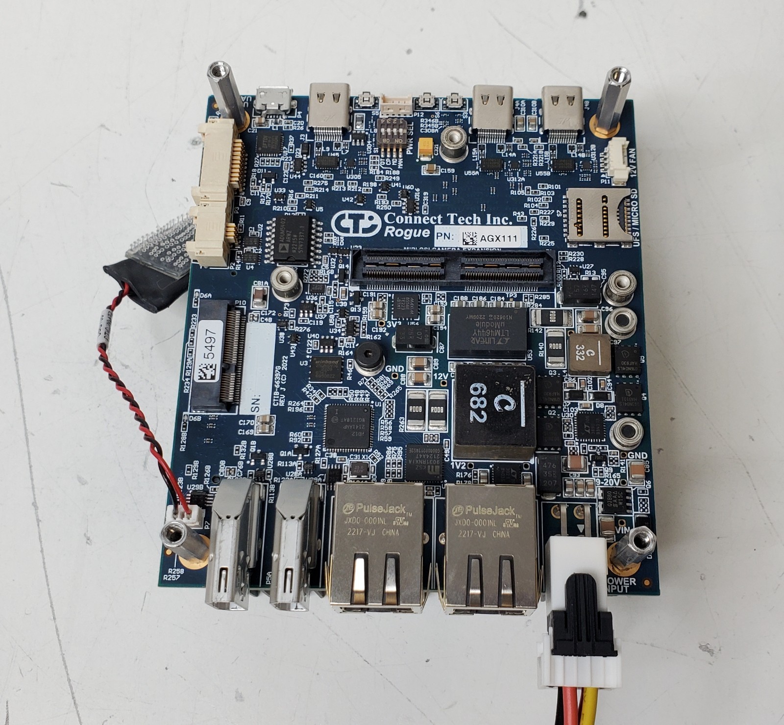 Connect Tech NVIDIA Jetson AGX Xavier Module 32GB LPDDR4 w/ Rogue Carrier Board