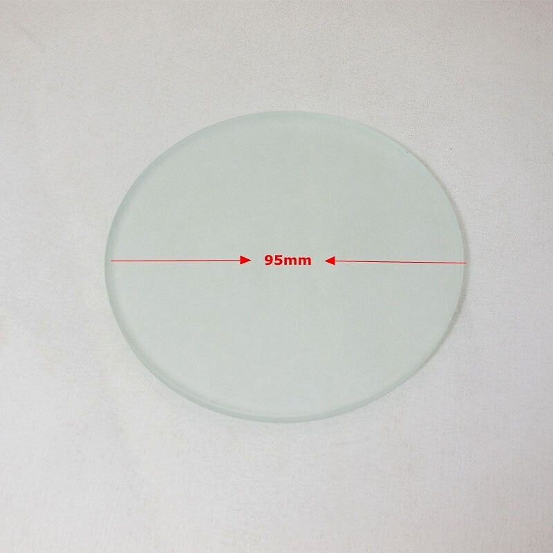 Stereo Microscope Specimen Stage Frosted Glass Plate 75mm 95mm Dia.