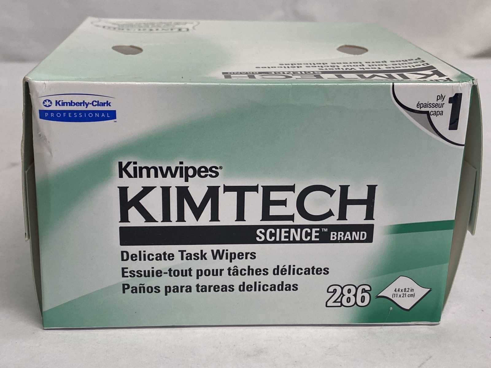 (8580/Cs) KIMTECH Kim Wipe Disposable Delicate Task Wipers 1-Ply 4.4”x8.2” 34120