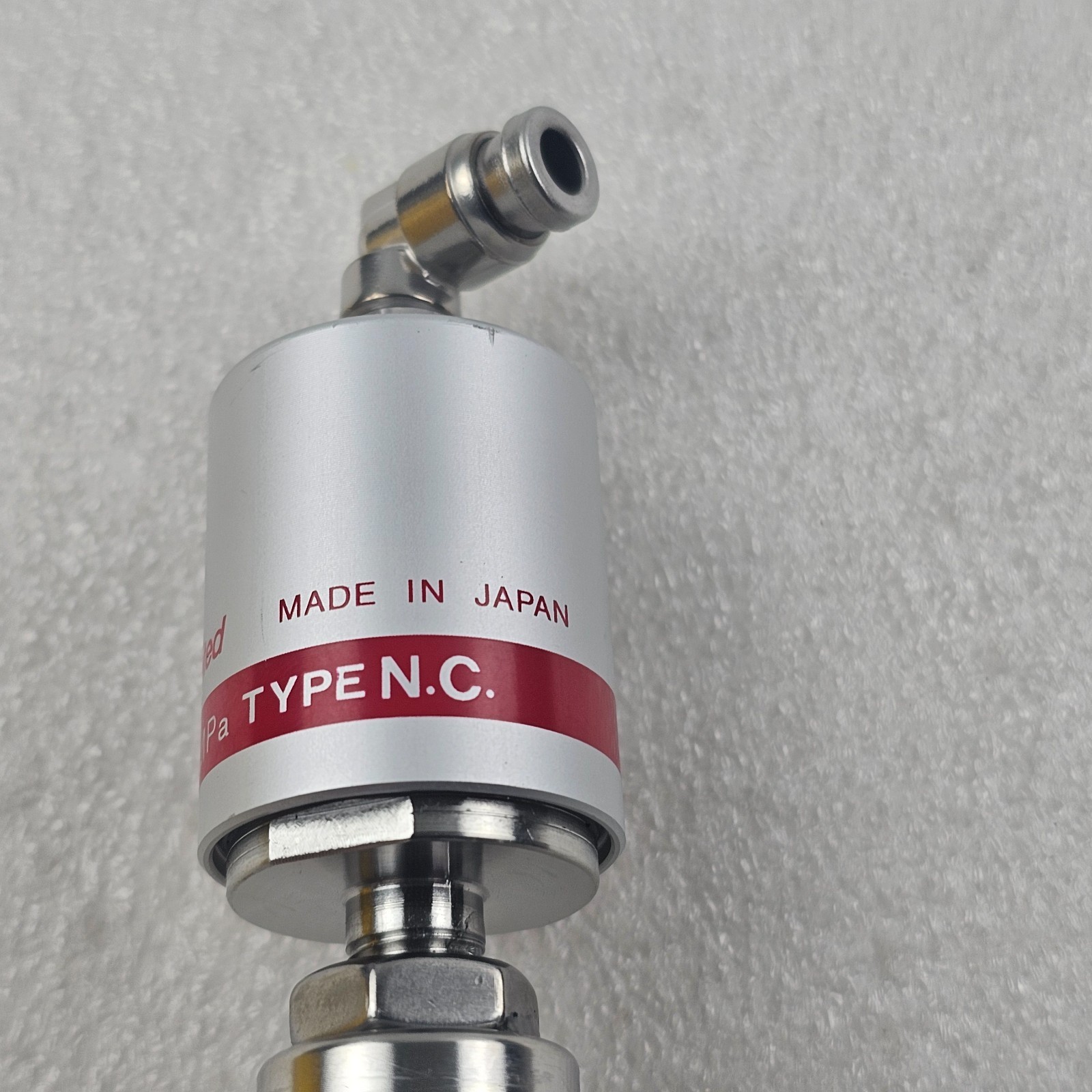 Fujikin Incorporated O.P. 0.5~0.6MPa TYPE N.C./ FUJIKIN 316L-P / JCTNJ000