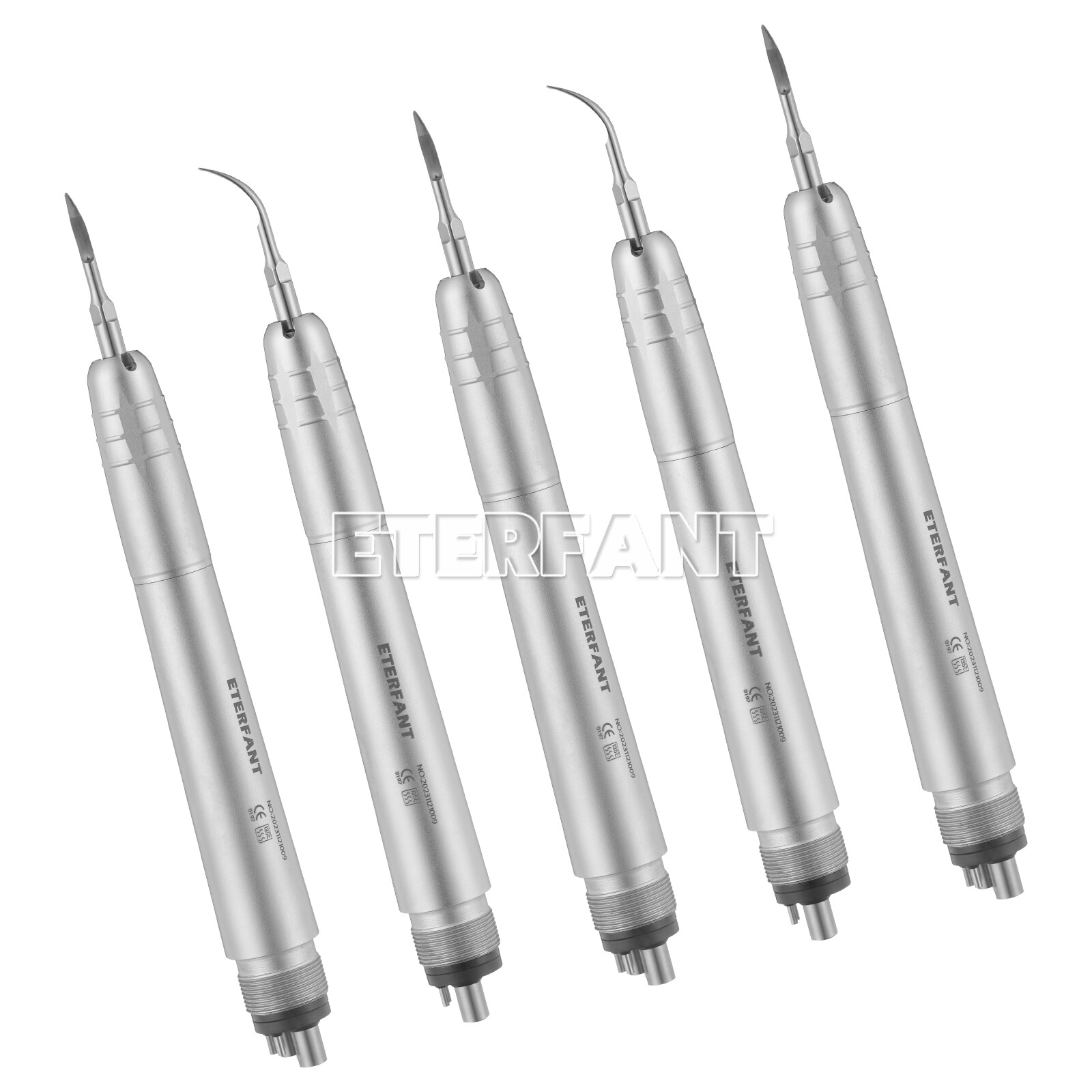 ENTERFANT Dental Ultrasonic Air Perio Scaler Handpiece Hygienist 4H 3Tips G1,2,4