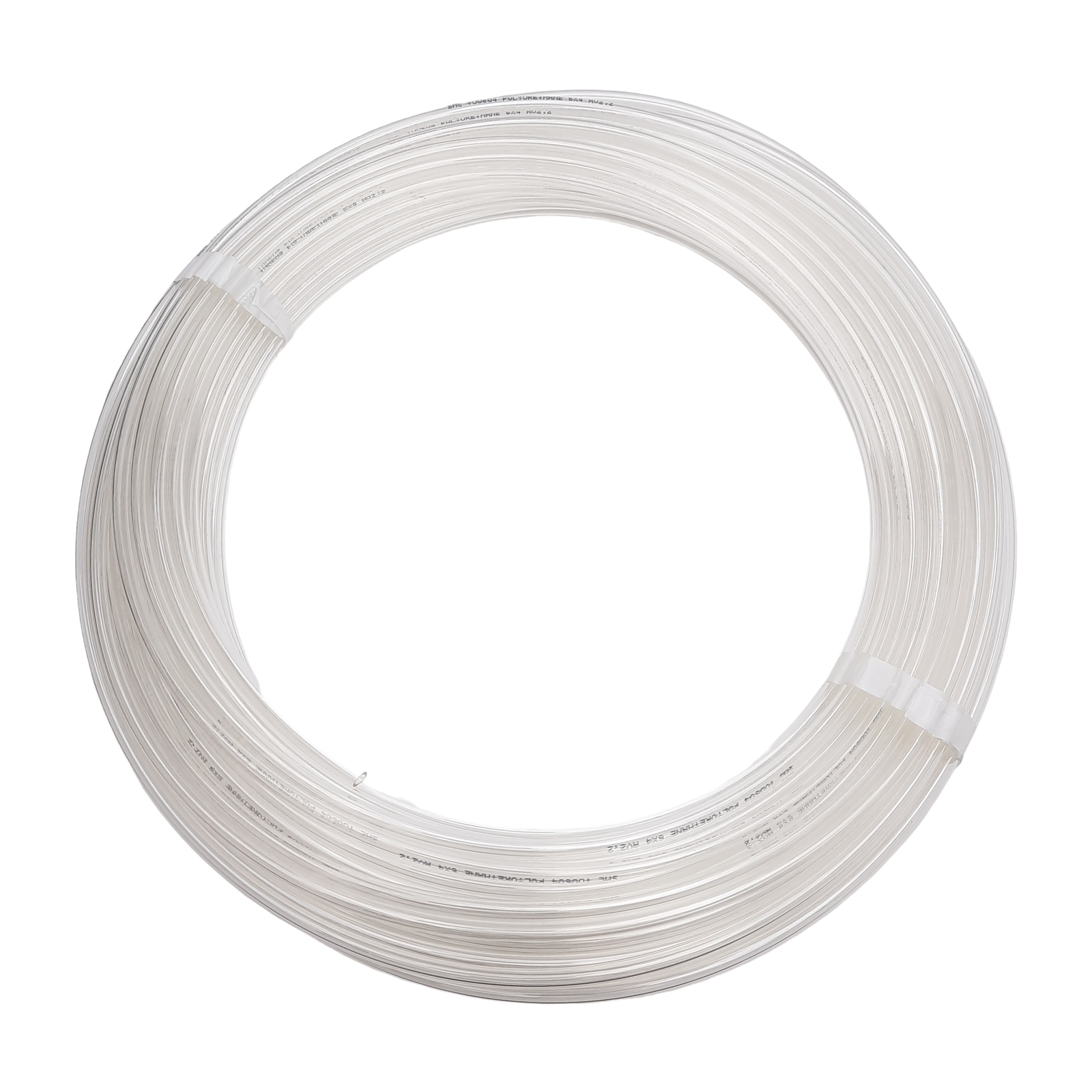 SMC TU0604C-33 Clear Polyurethane Tubing, ø6mm OD, ø4mm ID, 0.8MPa, 100ft