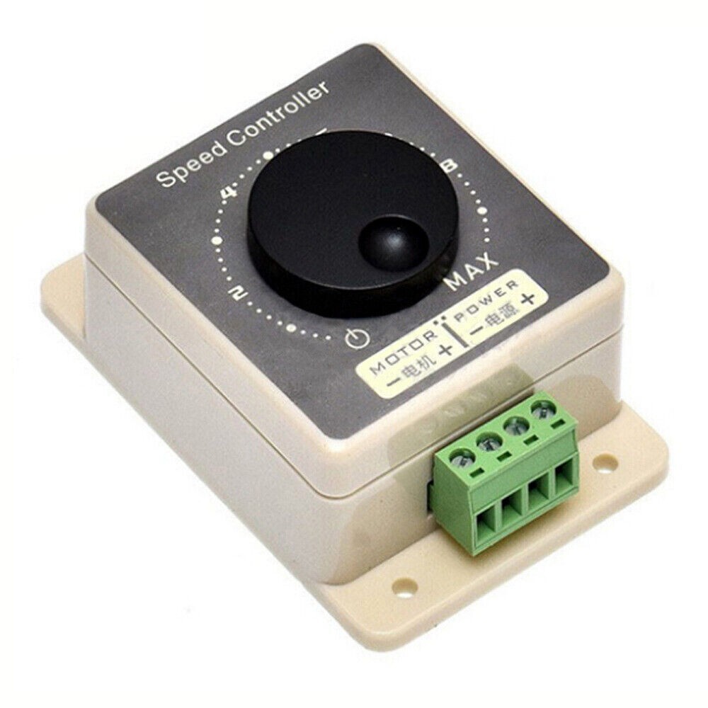 PWM DC Brush Motor Speed Regulator 12V 24V 48V 20A Waterproof Controller 10-60V