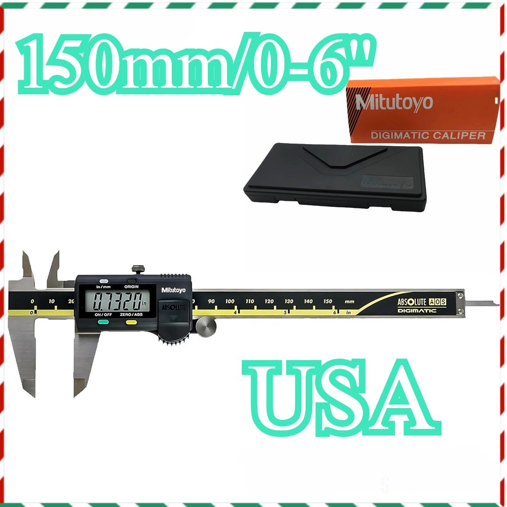 150mm/0-6″ 500-196-30 Mitutoyo Absolute Digital Digimatic Vernier Caliper Japan