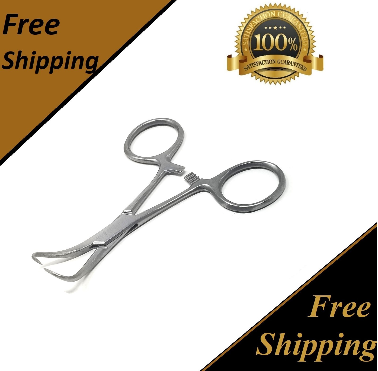 STAINLESS STEEL BACKHAUS TOWEL CLAMP FORCEPS 3.5″ MEDICAL SURGICAL INSTRUMENT