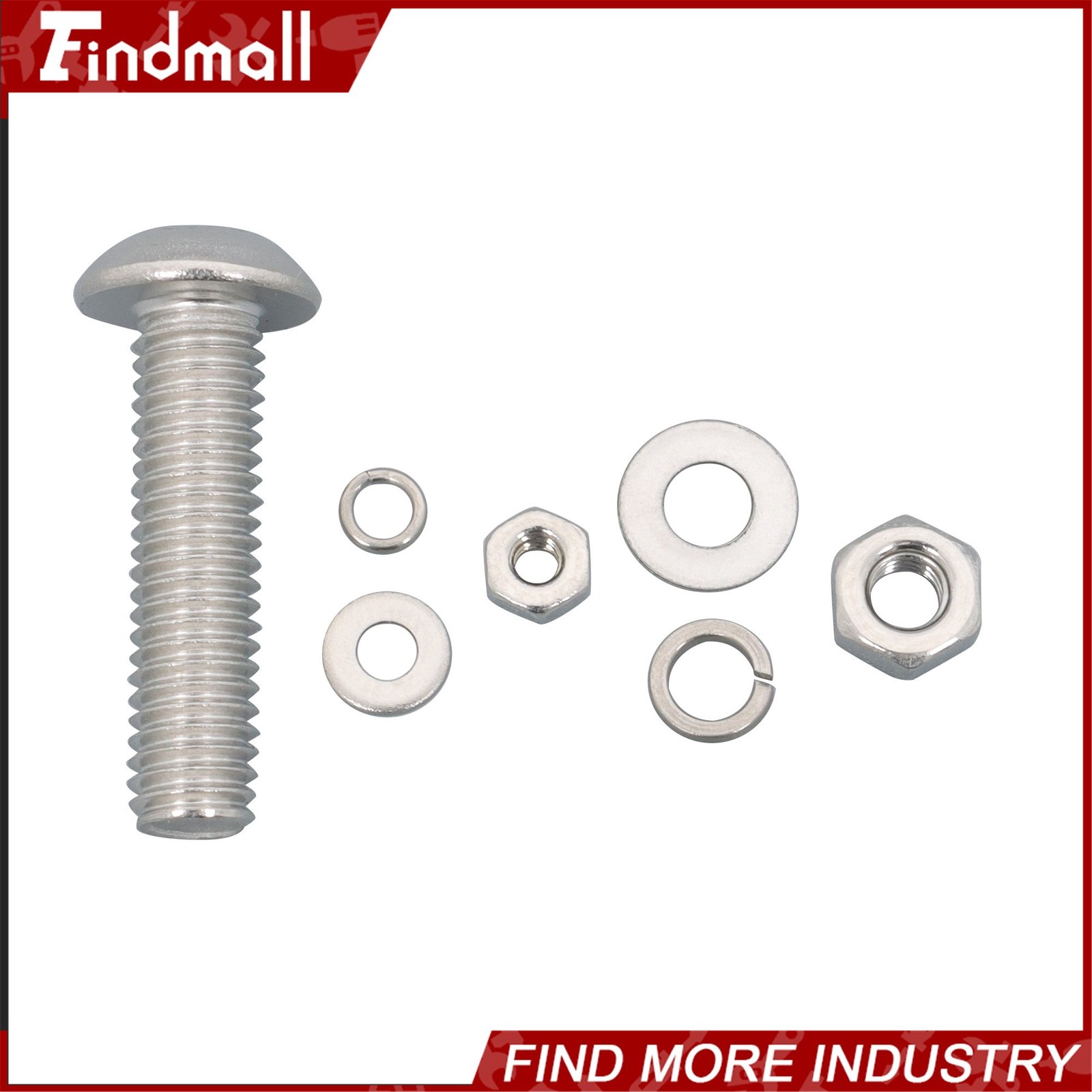 1625Pcs M2 M3 M4 M5 Metric Screw Assortment,304 Stainless Steel Bolts and Nuts