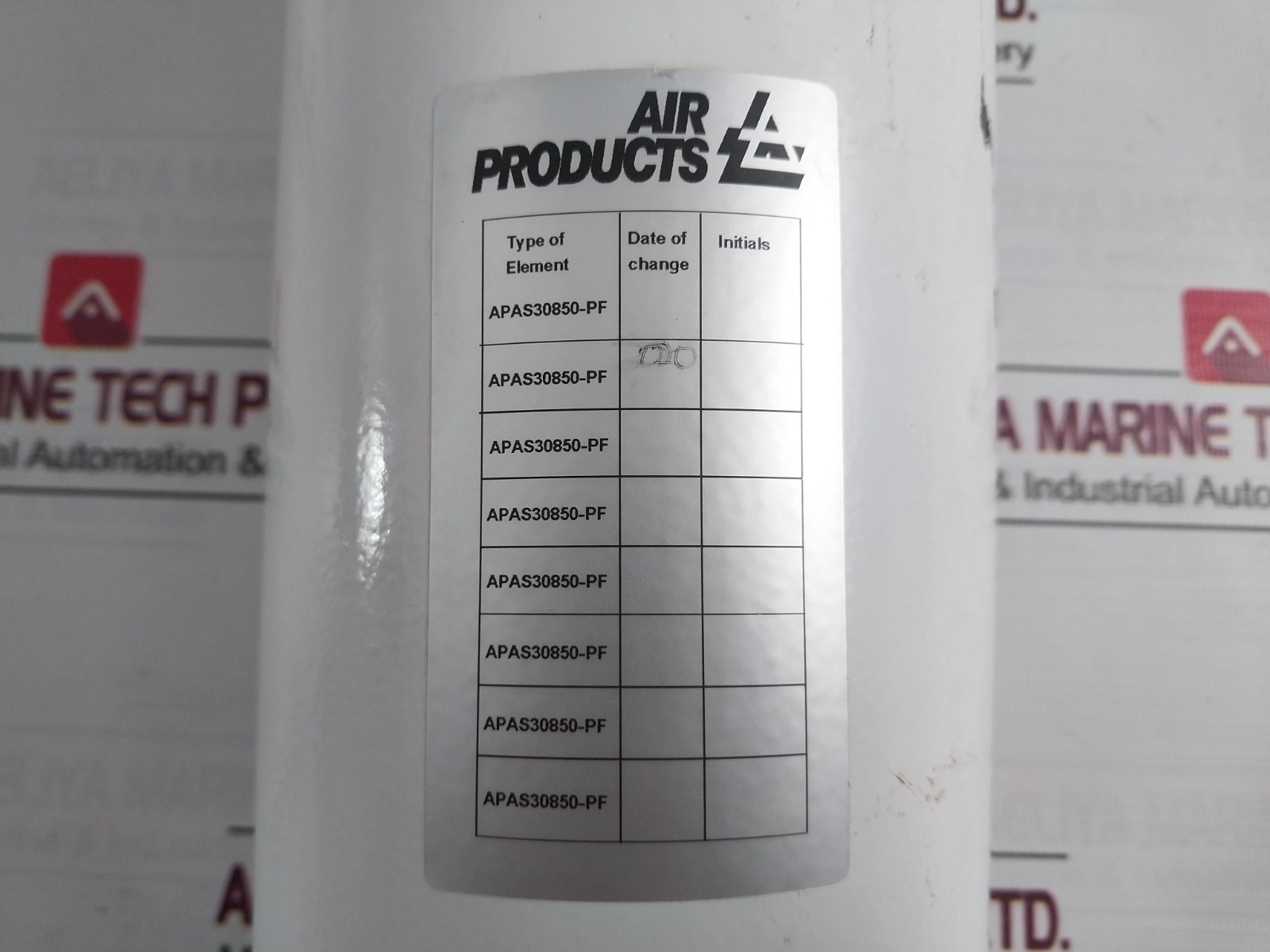 Air Products APAS3202-PF Filter Element APAS30850-PF 232PSIG 16 BARG 80 C 176 F