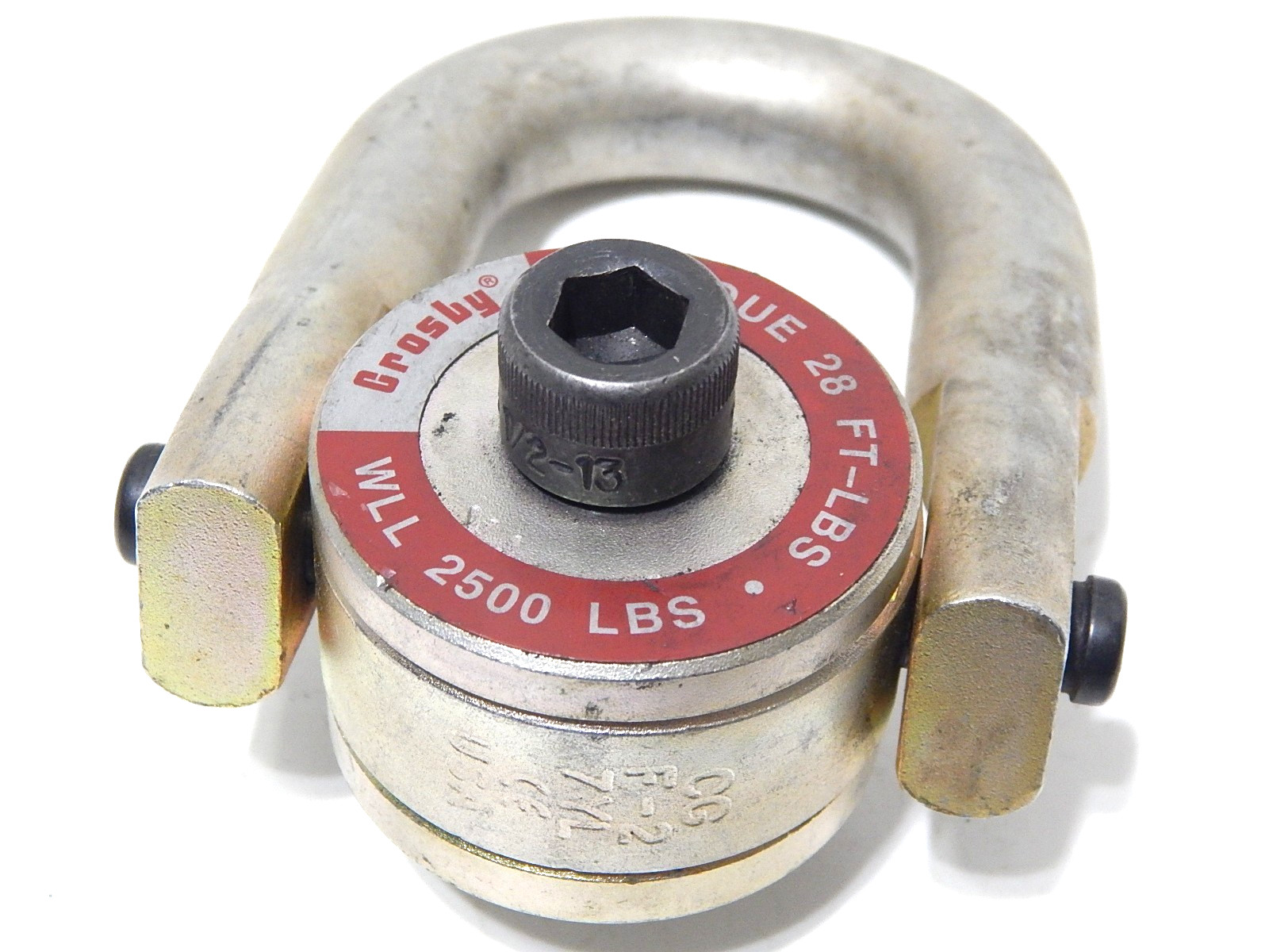 CROSBY 1/2-13 SWIVEL HOIST RING WLL 2500 LBS