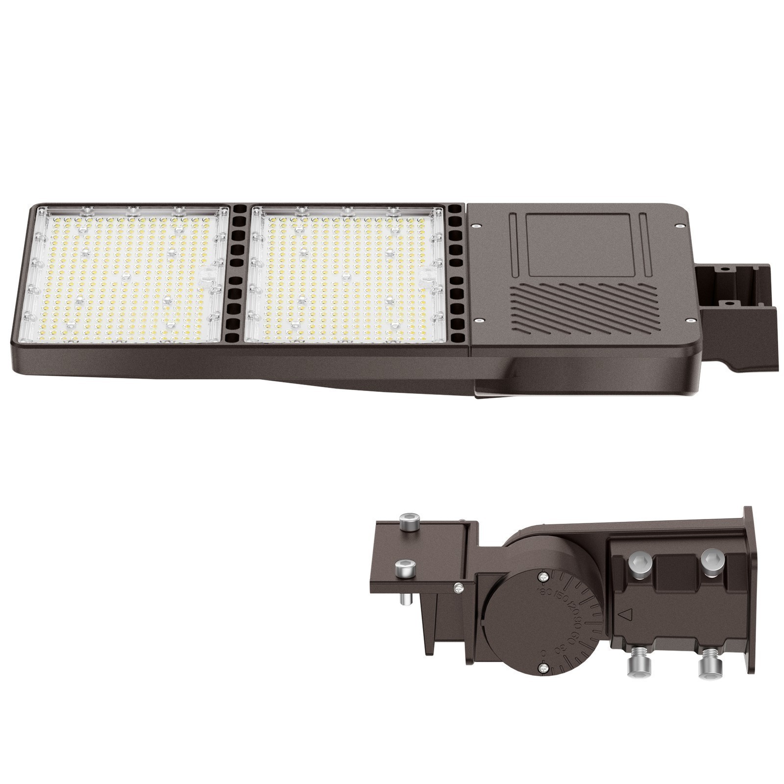 320W LED Shoebox Light Dusk to Dawn Photocell Street Area Parking Lot Lighting
