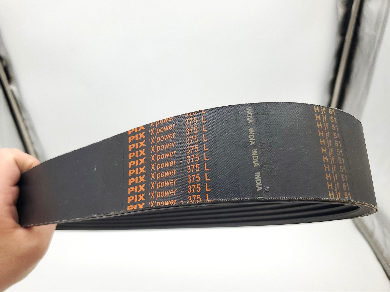 Pix 375L10 Poly Rib Belt 1.88″ Width 37.5″ Length 10 Rib Serpentine V-Belt