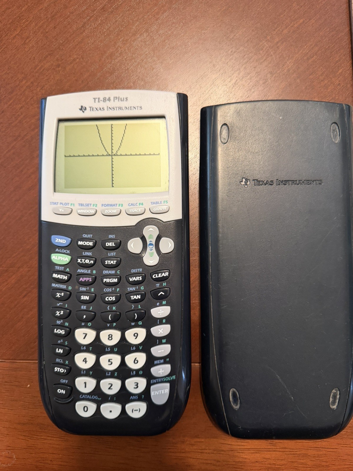 Texas Instruments TI-84 Plus Graphing Calculator with Cover Tested & Working