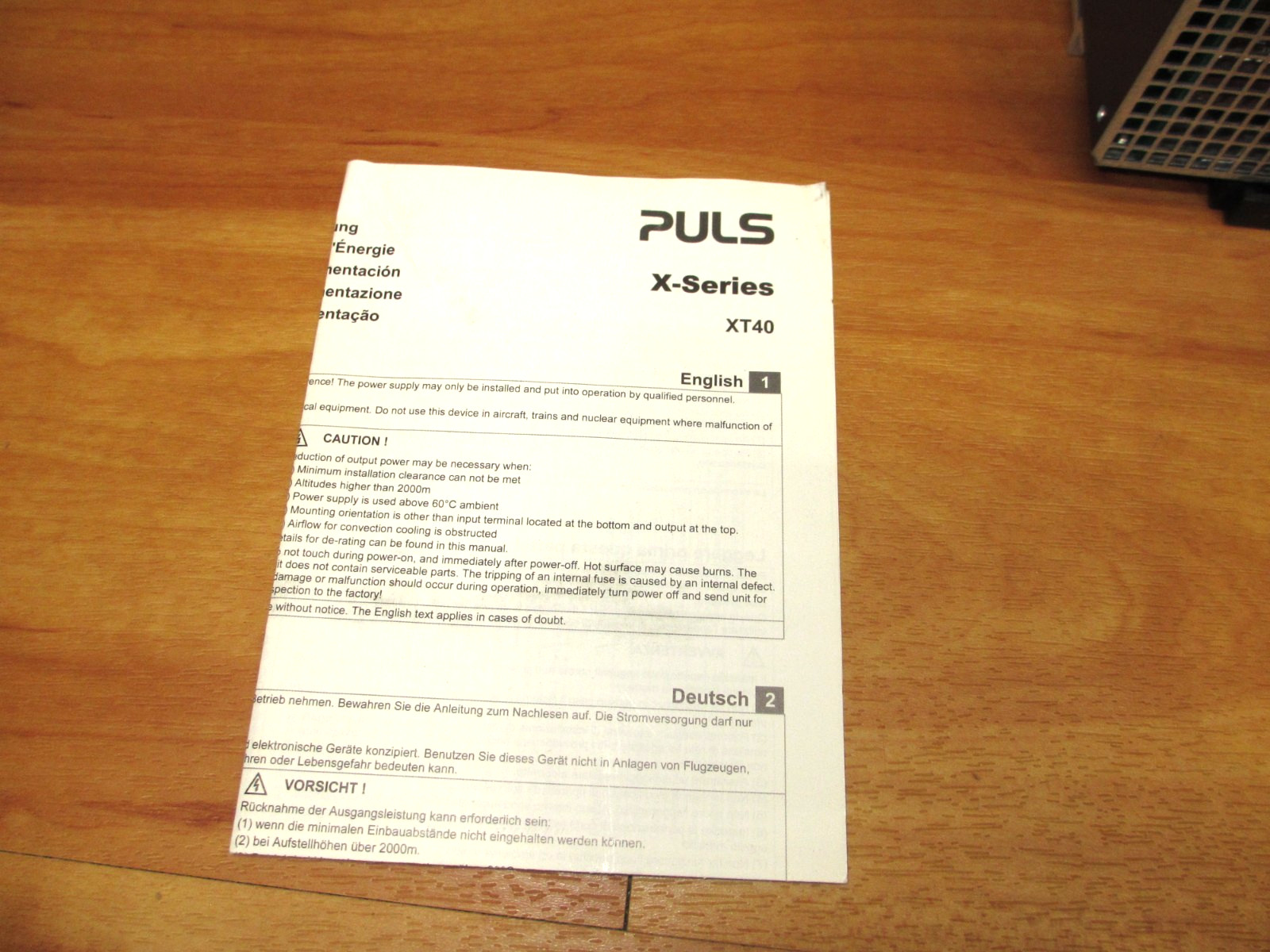 PULS Dimension XT40.242 *NEW* Power Supply Semi-Regulated