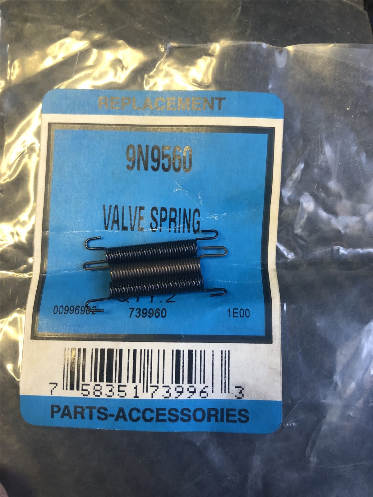 Tisco New Old Stock Part # 9N9560 VALVE SPRING (3)
