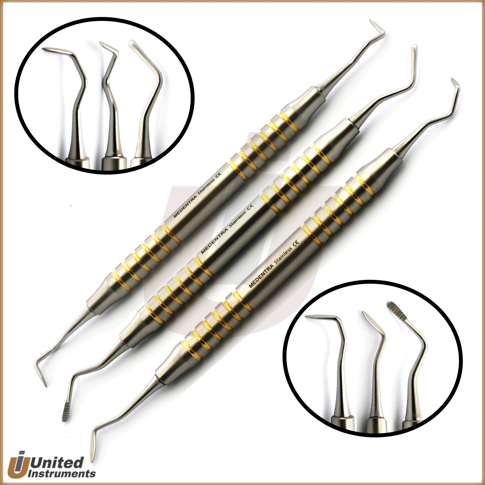 Dental Surgery Orban Knives Goldman Fox File Scaler Tunneling Elevator Curette