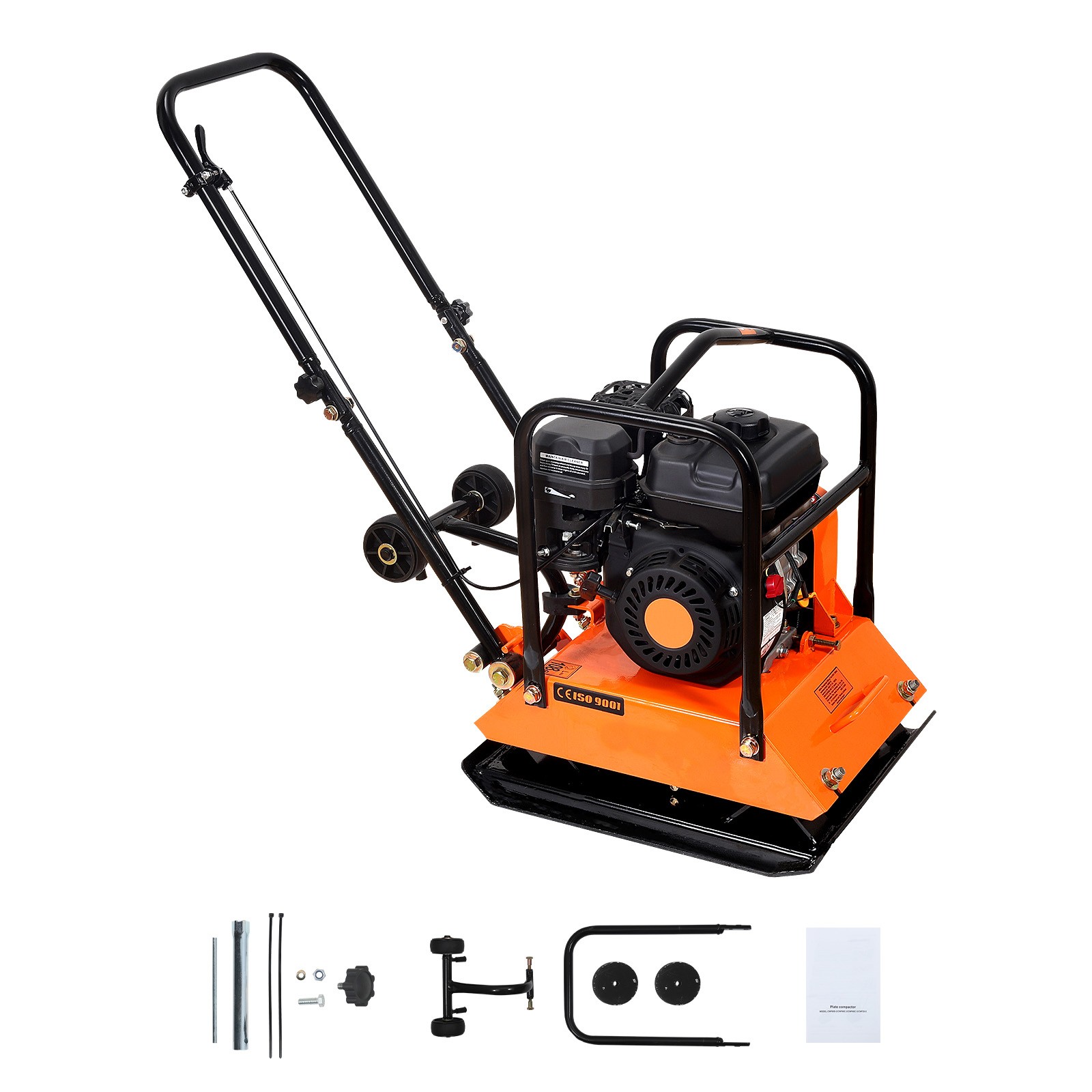 Uimoso 6.5HP Plate Compactor5700VPM 4047lbs Vibrating Ground Rammer for Pavement