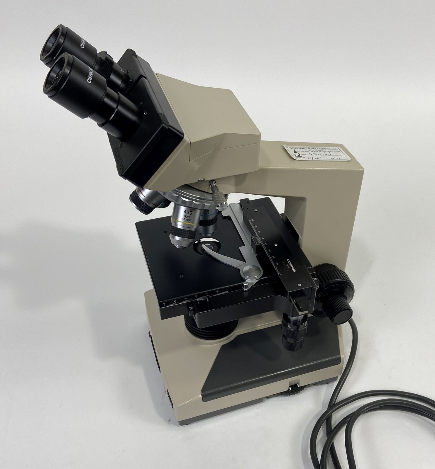Olympus CHT CH-2 Binocular Laboratory Microscope 4X 10X 40X 100X 14