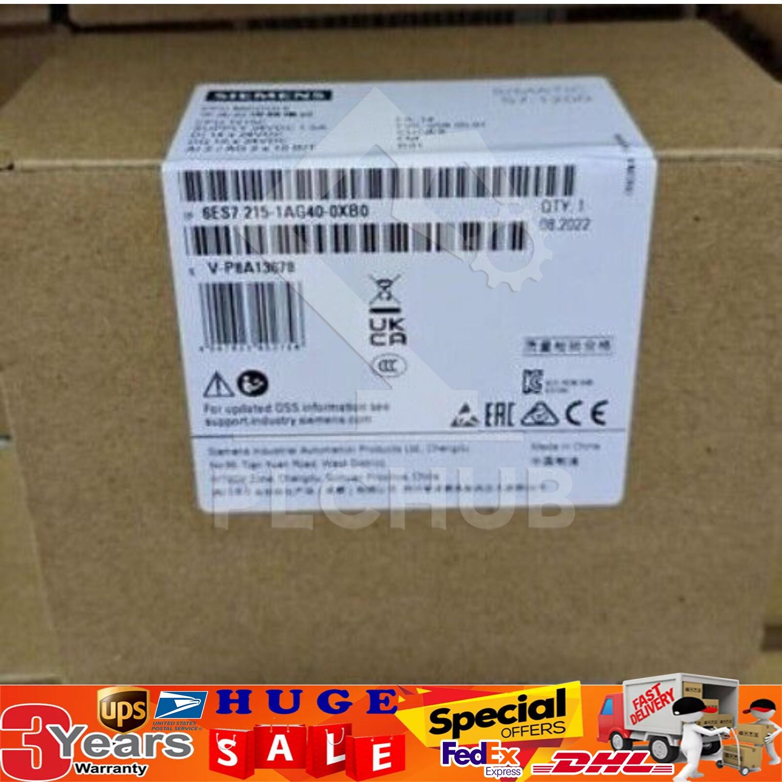 New Siemens 6ES7215-1AG40-0XB0 6ES7 215-1AG40-0XB0 SIMATIC S7-1200 CPU 1215C