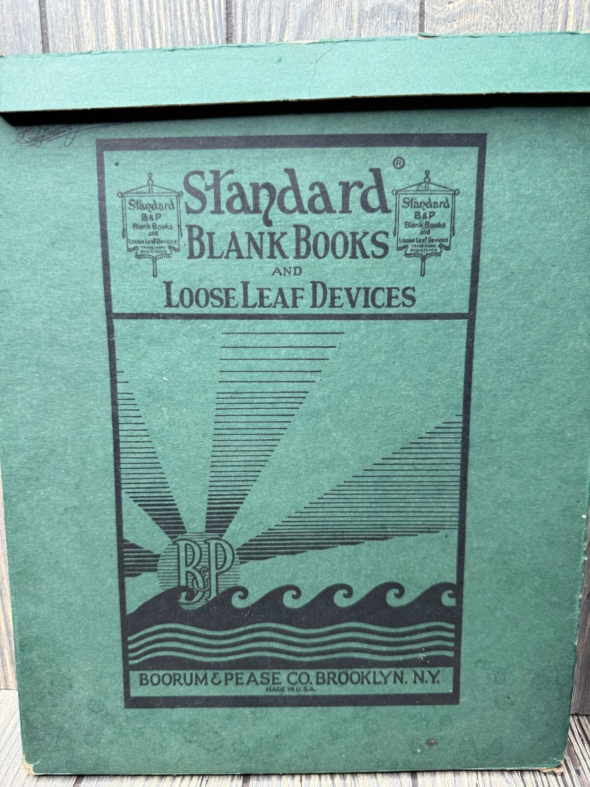 Vtg Standard Blank Books No. 1602 Ledger By Boorum & Pease Co. 150 Pages