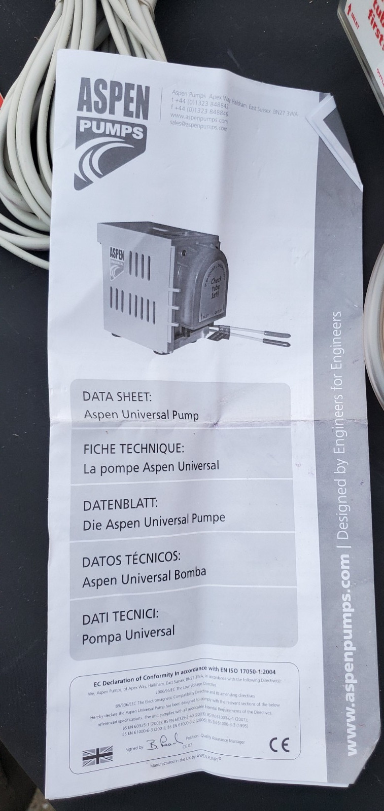 Aspen FP2082/2 Universal Peristaltic Pump