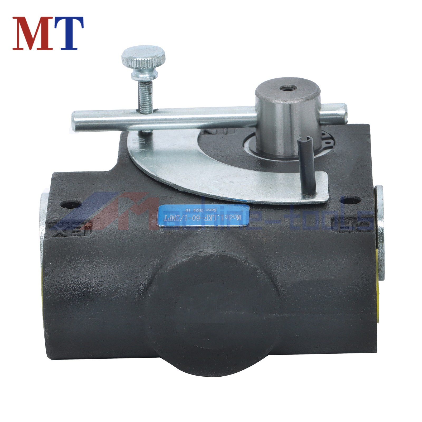 1/2”NPT FC51 Side-Port Hydraulic Adjustable Variable Flow Control Valve 0-30GPM