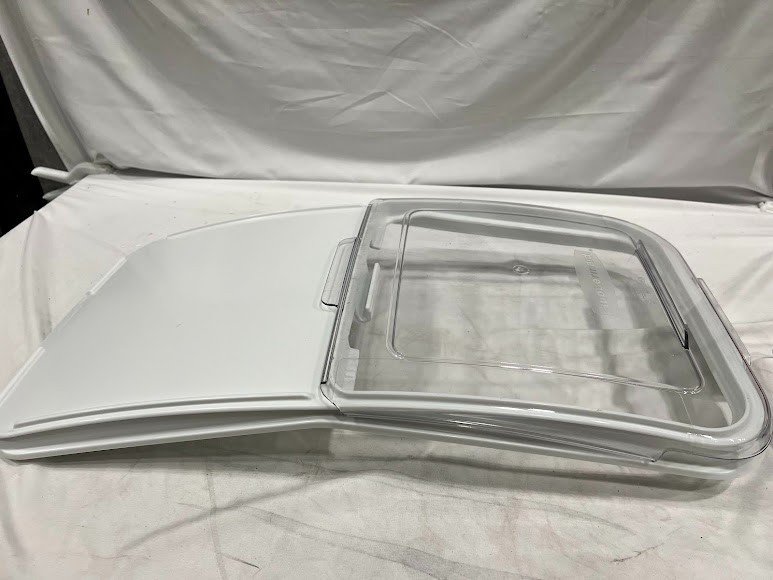 Rubbermaid FG9F7800CLR Replacement Lid with Scoop
