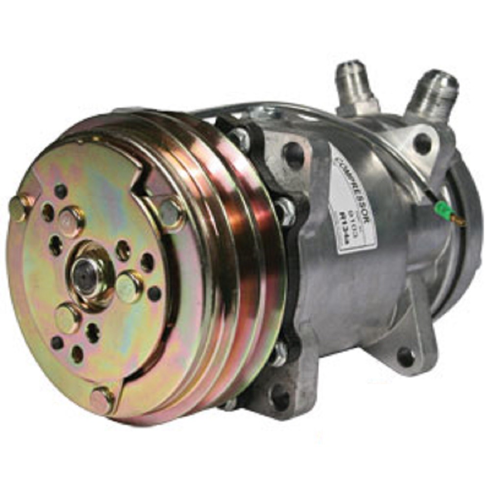 8819103 Sanden SD510HD Compressor, w/ 2 Groove Clutch – Fits MacDon