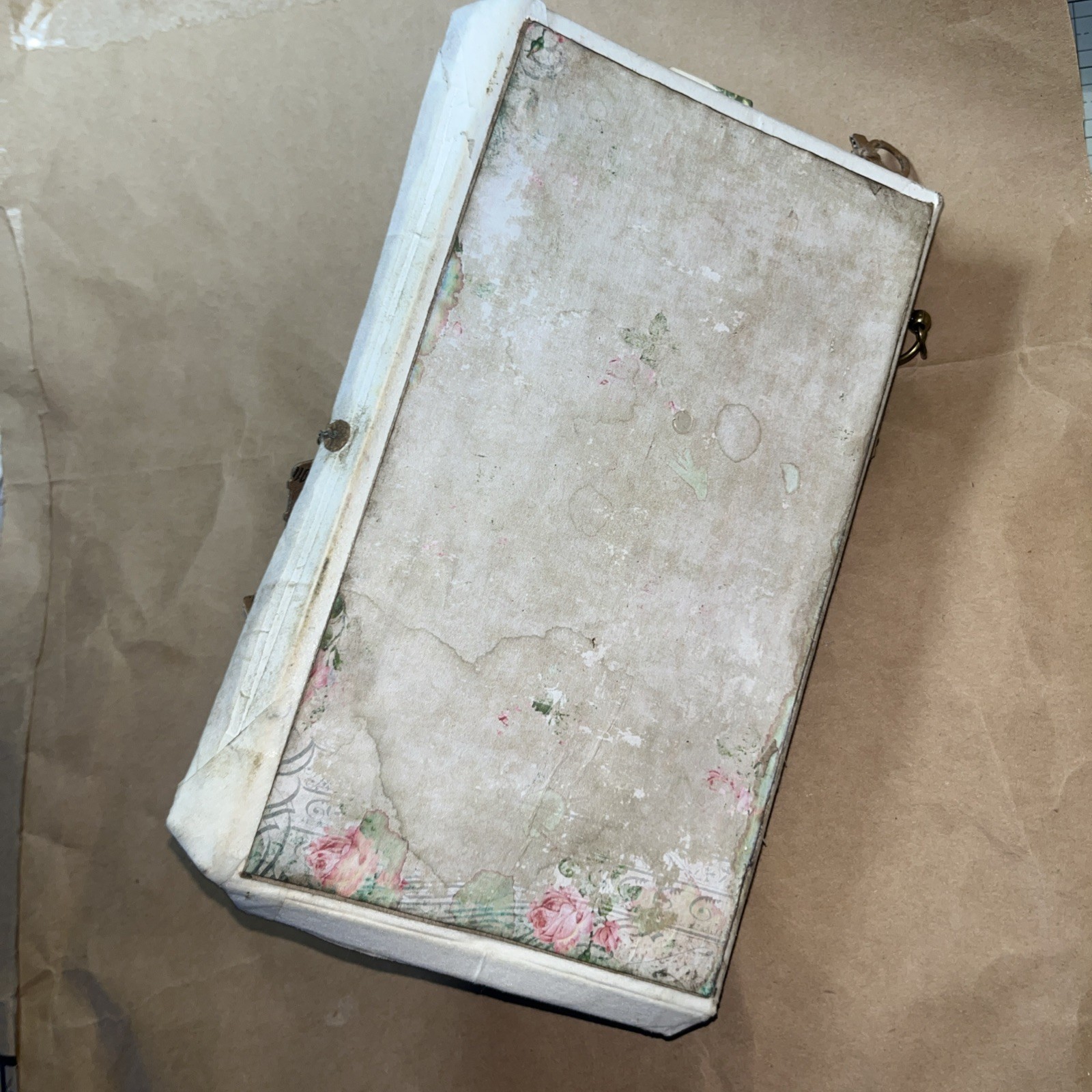 Handmade Junk Journal Folio Loaded with Flaps and Flips Working Lock And Keys