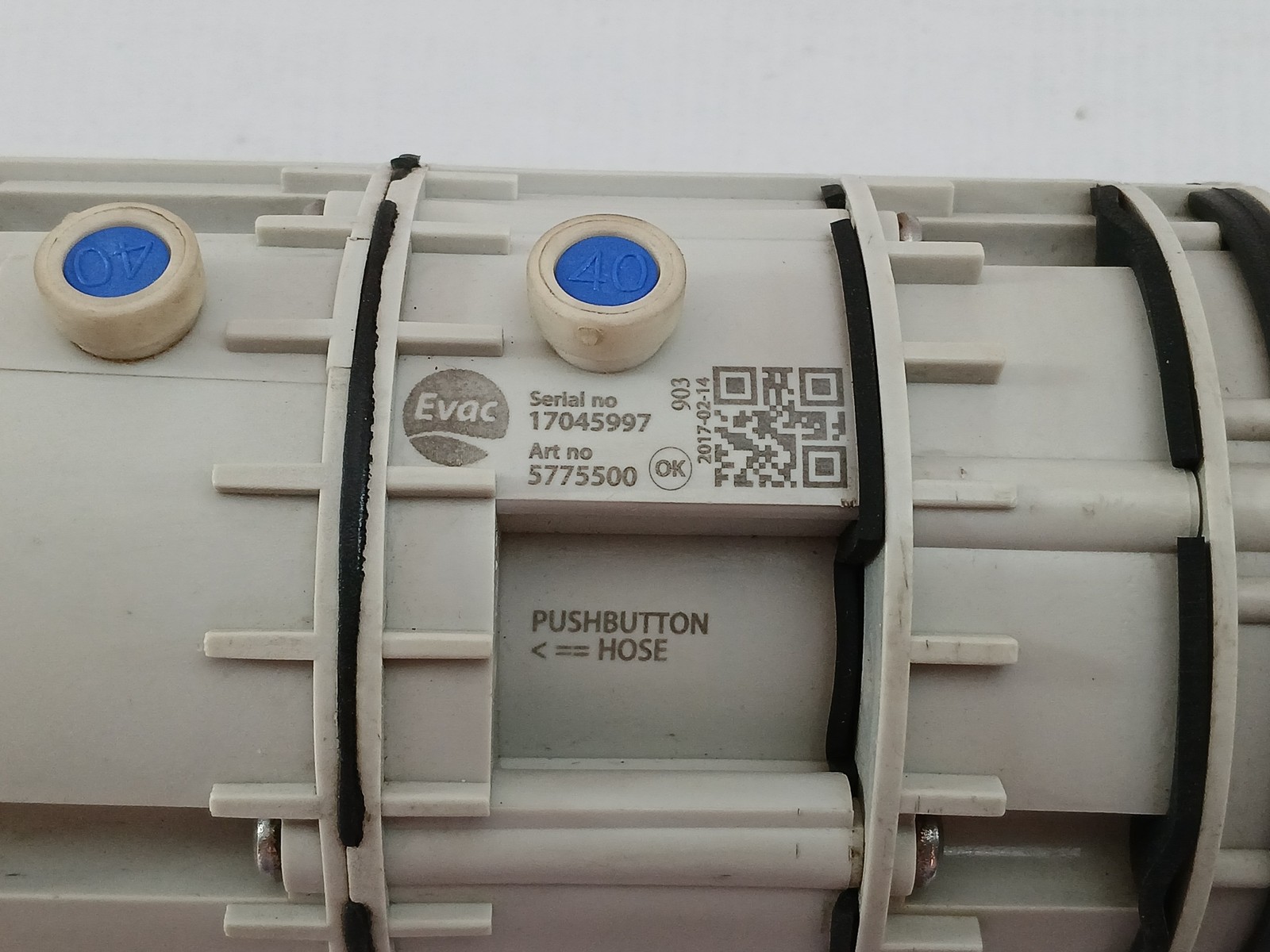 EVAC 5775500 Toilet Flush Control Mechanism
