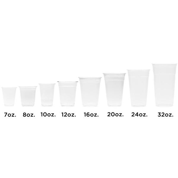 Karat 32oz PET Plastic Cold Cups (107mm) – 300 pcs, C-KC32