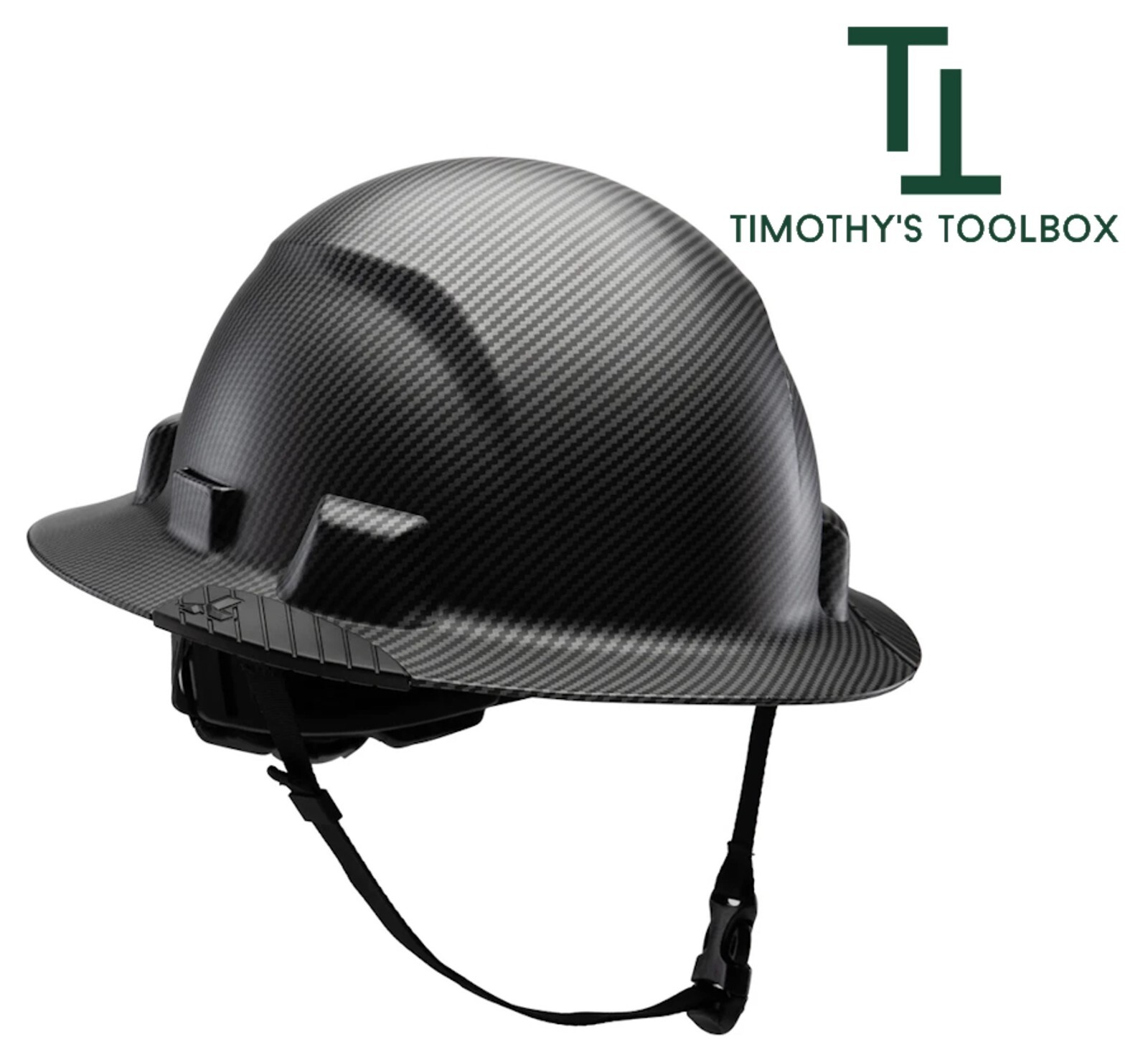 Lift Safety Black iDAX HDPE Full Brim Non-Vented Hard Hat- Class E