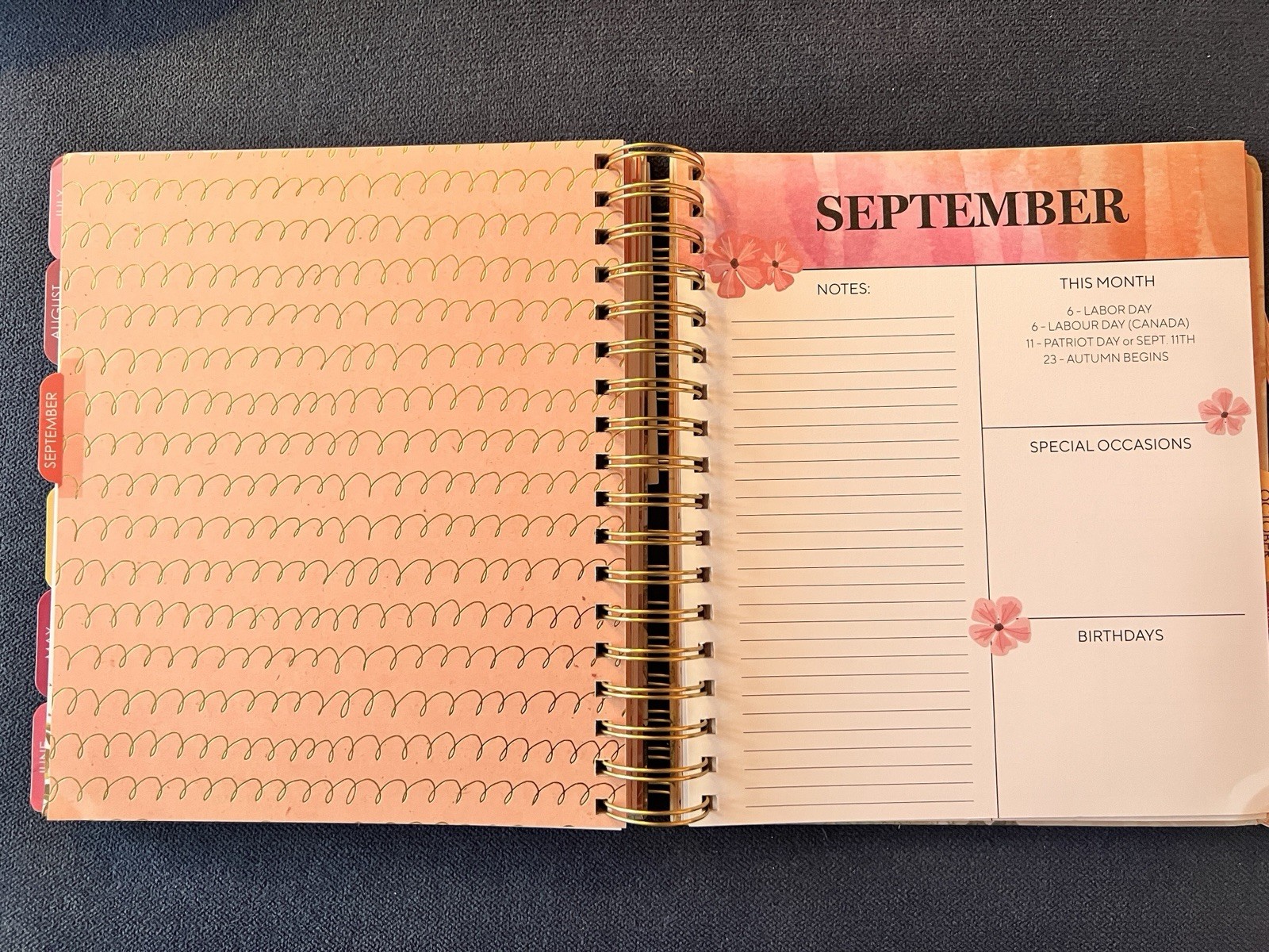 17 Month 2026-2027 Planner Scripture Weekly Planning Rose Flower Proverbs 16:3