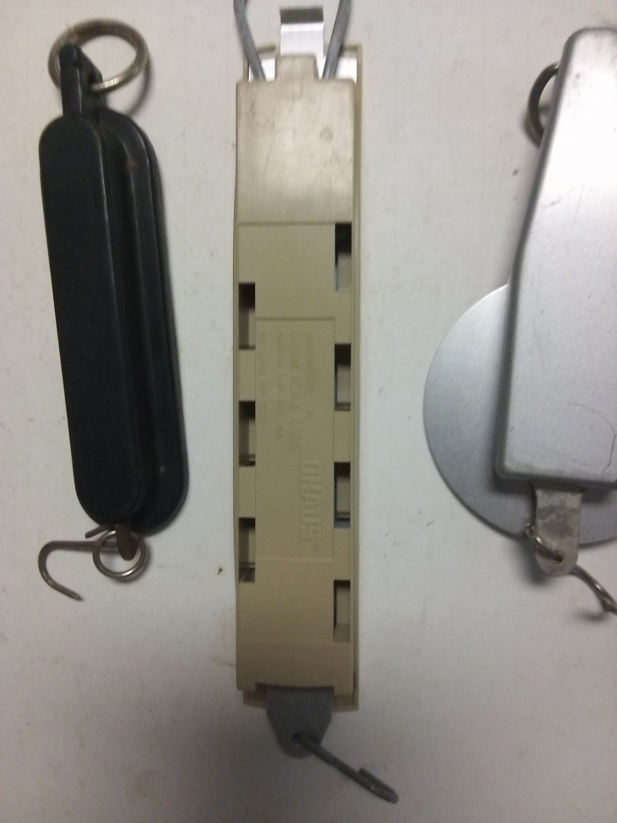 5 Different Hanging Spring Scales,Ohaus,Welch,Milvay,Grams/Ounces,School Surplus