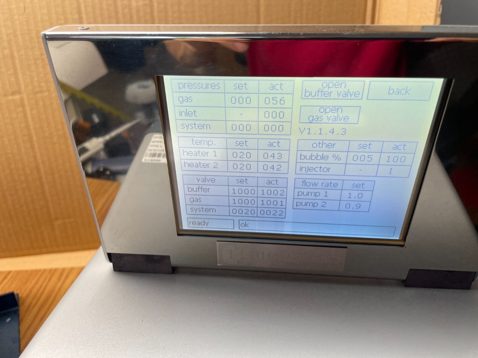 Thales Nano X-Cube REACTOR UNIT Xcube stand Edmund Industrial optics