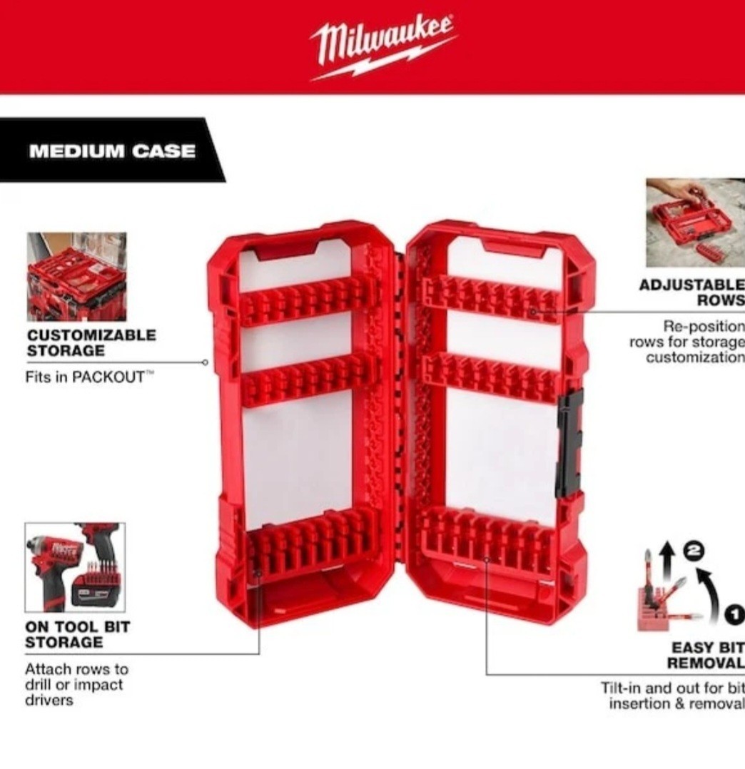 Milwaukee 48-32-4098 SHOCKWAVE Impact Duty Drill, Drive & Fasten Set – 75PC