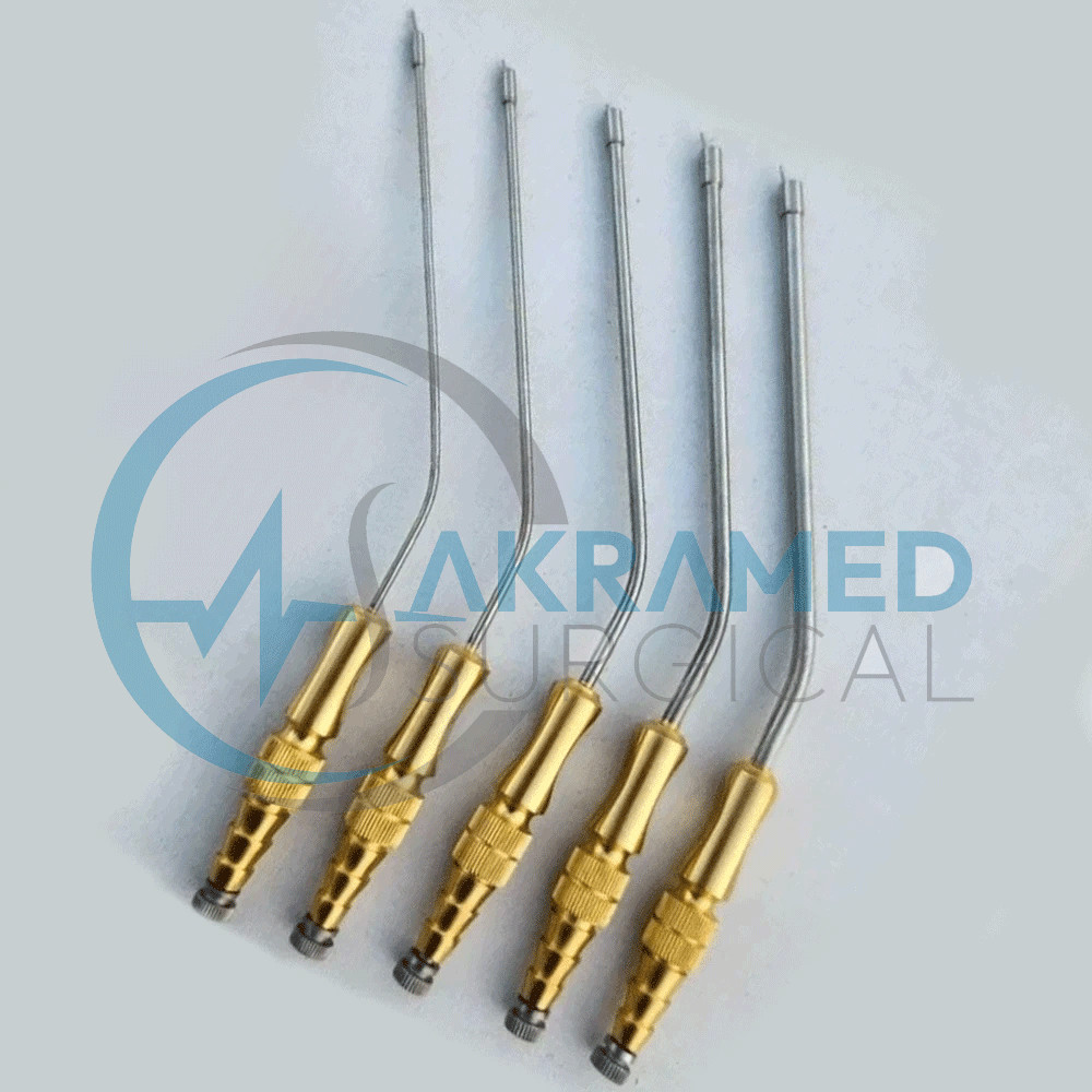 Frazier Suction Tube With Atraumatic Tip 6 To 14FR 5 PCs Set Surgical Instrument