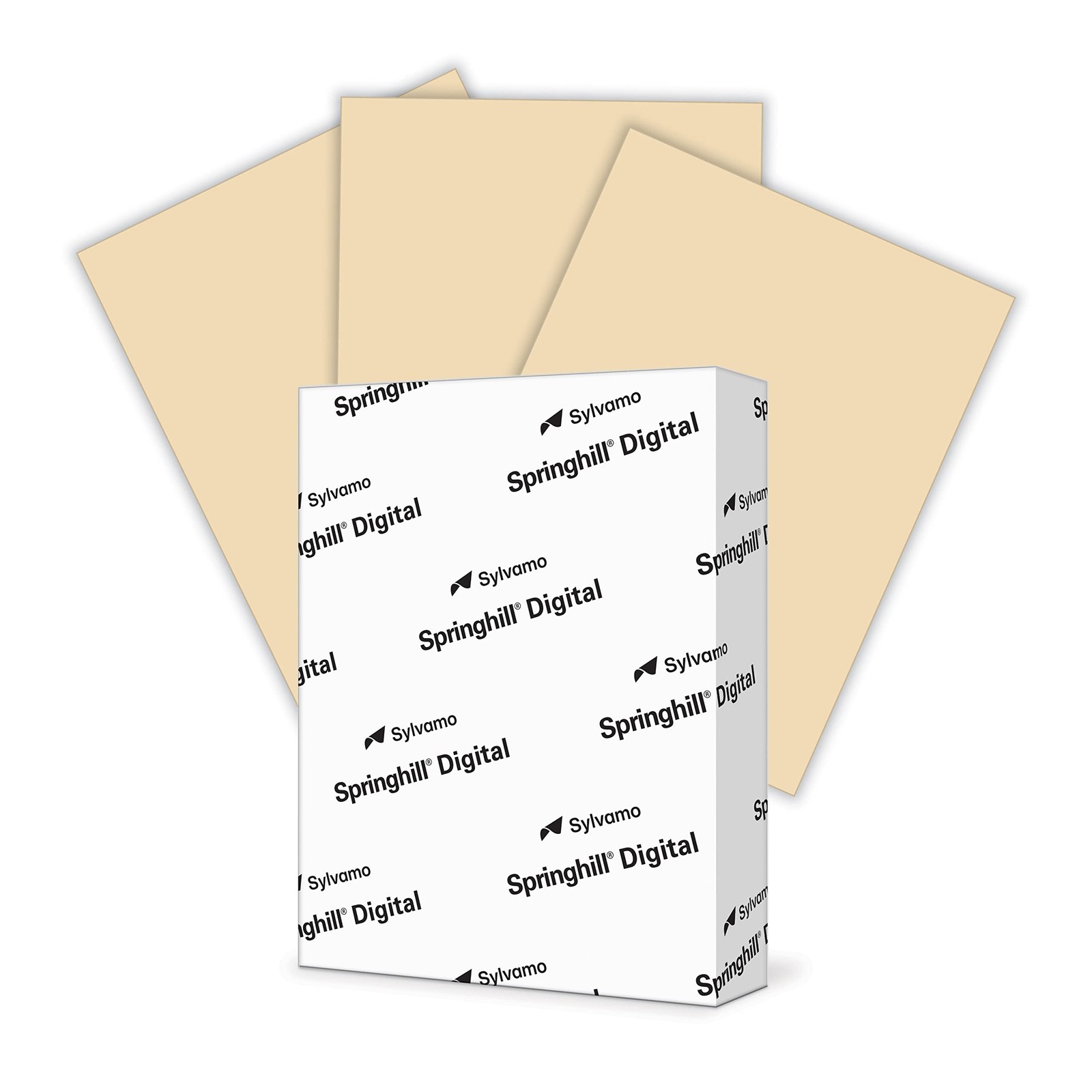 Springhill Tan Colored Copy Paper, 24lb Bond/60lb Text, 8.5 x 11, 500 Sheets