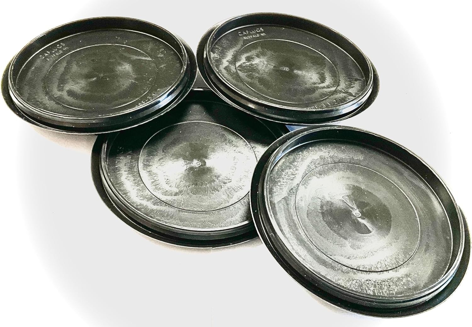 Flush Mount Black Plastic Body Sheet Metal Hole Plug Variations of 4,3,2,1Sizes