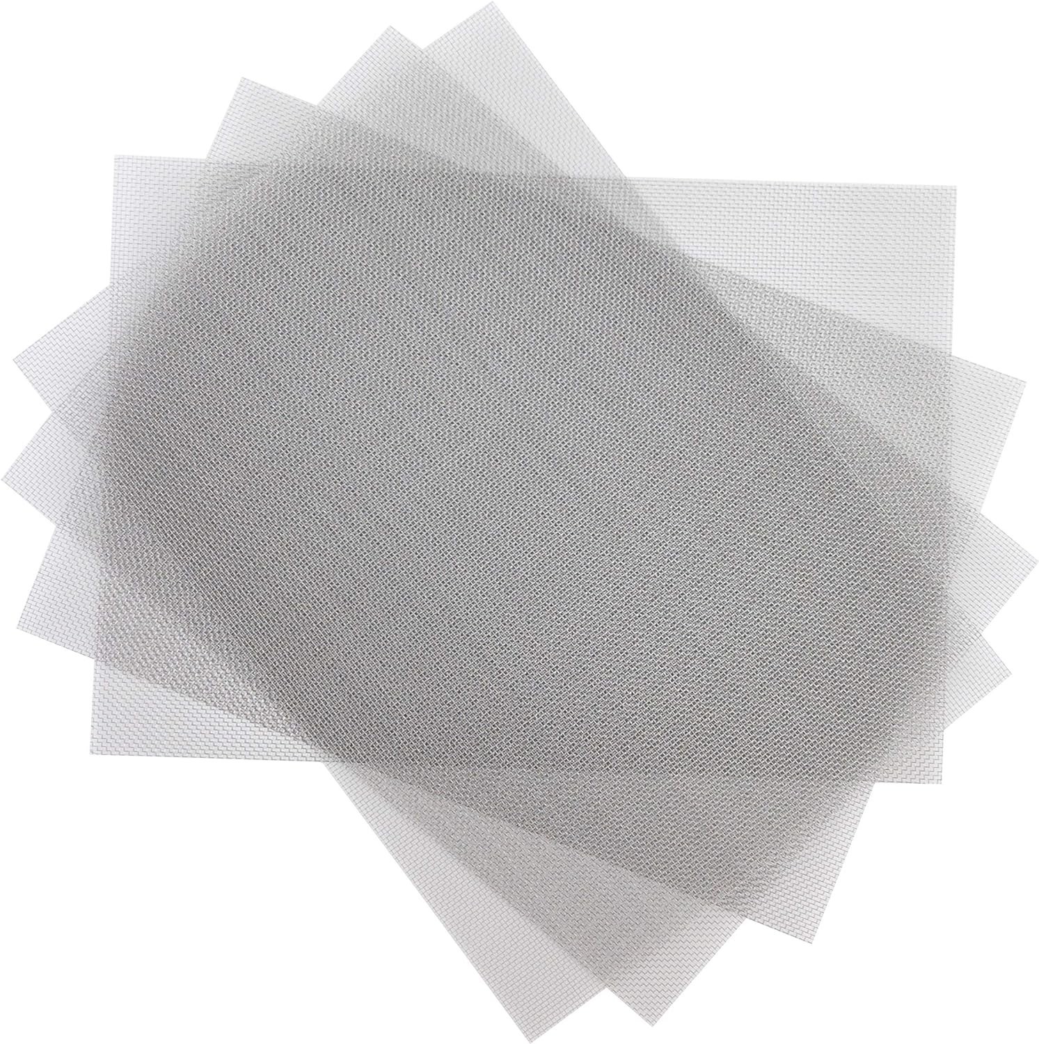 4 Pack – 304 Stainless Steel Woven Wire Mesh Screen, Air Vent Mesh, 11.8“ X 8…