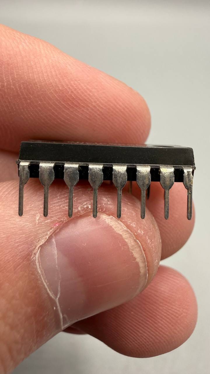 Vintage RCA CDP1858CE 4-Bit Latch Decoder COSMAC Interface IC 16Pin DIP NOS 4x